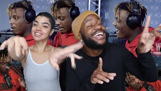 THE FREESTYLE KING 🐐  Juice WRLD freestyle sur quotReinequot de Dadju  quotCampfire Songquot official REACTION [upl. by Anilosi]