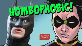 DC Comics Says Batman is HOMOPHOBIC To Spite Nostalgic Fans [upl. by Knighton]