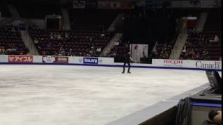 Yuzuru Hanyu 4Lo  2016 Skate Canada practice Day 1 [upl. by Dosi]