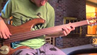 Fretless Bass Solo on Wishbass [upl. by Ultan]