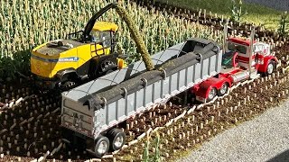 FORAGE HARVESTING Display at the 2024 LaFayette Farm Toy Show [upl. by Nalat]