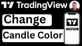 How to Change Candle Color in TradingView Mobile App  Easy to Follow [upl. by Sokim]