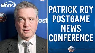 Patrick Roy on Islanders being robbed after controversial loss to Seattle  SNY [upl. by Tebasile219]