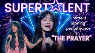 SUPERTALENT FILIPINA CHRIZTEL RENAE ACEVEDA PERFORMED A SURPRISING RENDITION OF THE PRAYER viral [upl. by Eiten572]