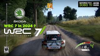 Intense Rally Racing Action in WRC 7  how good it is in 2024 [upl. by Susann]