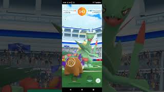 Pokemon GO Solo Mega Raid  Mega Sceptile Bullet Seed Breaking Swipe [upl. by Naugal713]