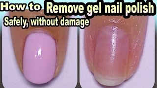 How I Remove The Gel Nail Polish [upl. by Aker554]