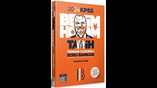 Benim Hocam 2024 KPSS Tarih Soru Bankası [upl. by Frasier125]