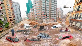 Spain is Underwater AGAIN Heavy Flooding in Murcia and Valencia Evacuation of the population [upl. by Einot]