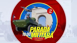 Ziua Naţională a României 1 Decembrie  Parada militară se vede la Antena 3 CNN [upl. by Yemiaj]