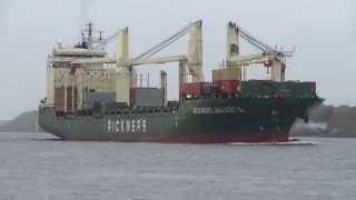 RICKMERS JAKARTA in Hamburg einlaufend [upl. by Maudie]