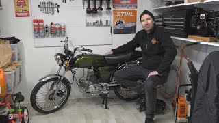 Moped Suzuki K50 DZ  Renovering och sammansättning  Del 5 [upl. by Girardi117]