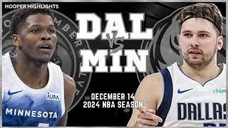 Dallas Mavericks vs Minnesota Timberwolves Full Game Highlights  Dec 14  2024 NBA Season [upl. by Gamaliel706]