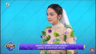 Bravo ai stil  Emotiile eliminarii isi spun cuvantul Jasmine in lacrimi dupa jurizare [upl. by Zebulen]