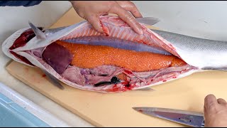 HOW TO PREPARE FISH EGGS  Steelhead Roe  Catch and Cook [upl. by Asilrahc894]