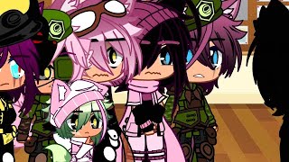 Soldiers Familytorcherlock in a room with soldiers real mom amp dadGacha clubTorcher X Soldier [upl. by Enibas]