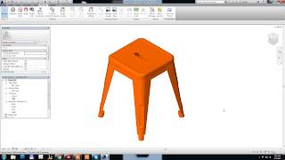 Revit Furniture Family  Changing color and materials [upl. by Akiraa]