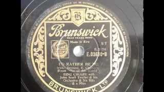 Bing Crosby Id Rather Be Me 1944 [upl. by Daas]