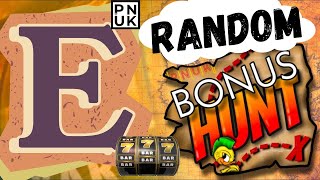 Slots Beginning With E Random Bonus Hunt  PUNK Slots 2024 [upl. by Akirahc]