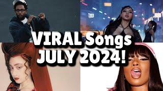 Top 40 Songs that are buzzing right now on social media  2024 JULY [upl. by Birgit681]