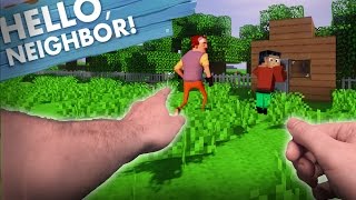 Minecraft Hello Neighbor  Caught Finding the Secrets Minecraft Roleplay [upl. by Hsakiv]