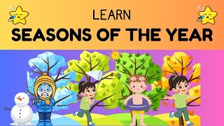 Seasons of the Year Song for Kids  Learn About Spring Summer Fall and Winter  Educational Song [upl. by Aseiram]