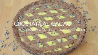 Crostata al cacao con ricotta e gocce di cioccolato [upl. by Ahsinauj649]