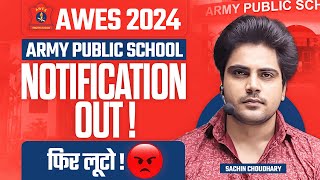 AWES 2024 Notification Out  Sachin choudhary live 830pm [upl. by Rhodie]