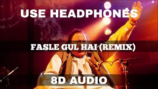 NFAK Fasle Gul Hai Remix Official 8D Audio [upl. by Jarrad]