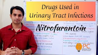 Drugs Used in Urinary Tract infections Part 1 Nitrofurantoin Pharmacology  Urinary Antiseptics [upl. by Ehcadroj963]