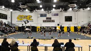 Rush Henrietta Varsity Cheer at HFL 10292024 [upl. by Alfonse]