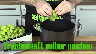 In 5 Schritten Traubensaft selber machen [upl. by Ystap]