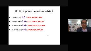 Webinaire sur lIndustrie 40 [upl. by Juditha]