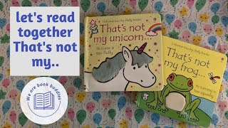 Lets read together Thats not my unicorn and Thats not my frog Read along Interactive books [upl. by Ugo]