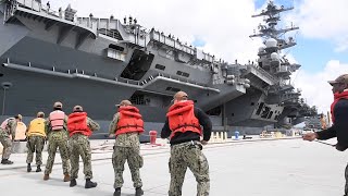 USS Theodore Roosevelt CVN 71 Returns to Naval Air Station North Island [upl. by Dottie]