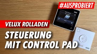 Velux Rollladen Fernbedienung programmieren 🔴 FunkWandschalter auf Control Pad kopieren [upl. by Llebyram857]