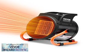 VEVOR Greenhouse Heater 1500W PTC Fast Heating with Overheat Protection 3Speed Setting Review [upl. by Tani]