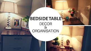 9 Ways to Decorate Bedside Table  Bedside Table Top Decor  Indian home Bedside Decoration [upl. by Velvet]