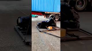 Behind the Scenes JawDropping Motorcycle Stunt Under a Lorry 🎥🔥 BTS ActionStunts filmmaking [upl. by Anait181]