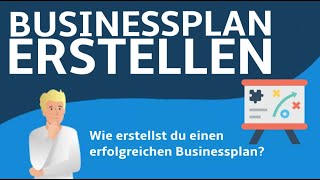 Businessplan erstellen  Aufbau amp Inhalt  Einfach erklärt [upl. by Blanchette634]