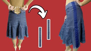 How to upsize a skirt in the waist for 15 minutes [upl. by Joung]