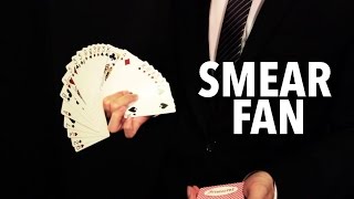 Cardistry for Beginners Spreads  Smear Fan Tutorial [upl. by Aicilf]