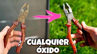 Esto es 100 veces  EFECTIVO que otros remedios caseros para quitar óxido y oxidación del metal [upl. by Mw306]