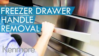 How to Remove Freezer Drawer Handles [upl. by Maxim110]