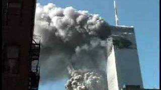 911 Archive FootageSouth Tower collapsing [upl. by Aieken]