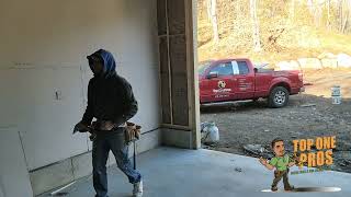 Behind the Scenes Our Drywall Installers Method At Westhampton Ma Part 4 drywall [upl. by Eppie]