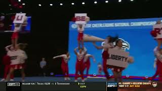 Liberty University  Cheerleading 2024 [upl. by Tersina]