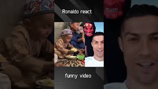 RONALDO REACT‼️REACTION VIDEO LUCU funnyvideo [upl. by Waine]