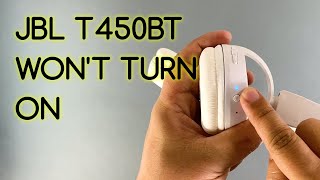 How To Fix JBL Bluetooth Headset T450BT That Won’t Turn On or Respond After Charging [upl. by Demetris]