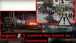 Urgent🚨 Un couvrefeu pas les autres au Cameroun [upl. by Nelyt]